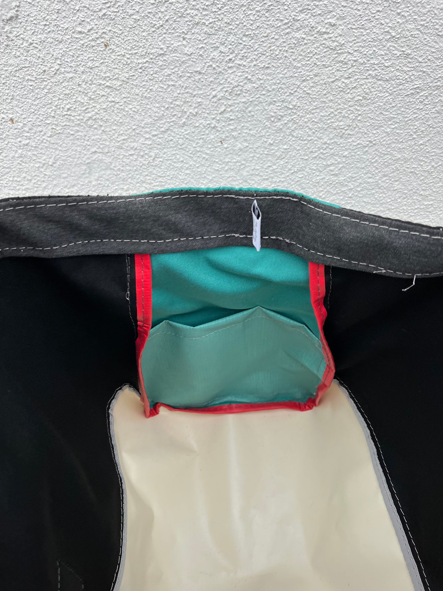Upcycled Beach Bag short handle